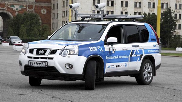Тестовый автомобиль с российской интеллектуальной системой управления Cognitive Pilot - Sputnik International