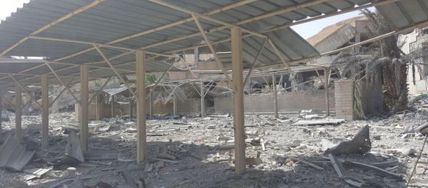 Barzah Research and Development Center after being struck by U.S. and coalition operations in Damascus, Syria Barzah Research and Development Center after being struck by U.S. and coalition operations in Damascus, Syria - Sputnik International