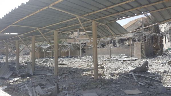 Barzah Research and Development Center after being struck by U.S. and coalition operations in Damascus, Syria Barzah Research and Development Center after being struck by U.S. and coalition operations in Damascus, Syria - Sputnik International
