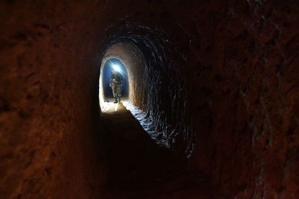 Underground moves dug by militants in the suburb of Damascus leading to Douma. Underground moves dug by militants in the suburb of Damascus leading to Douma. - Sputnik International