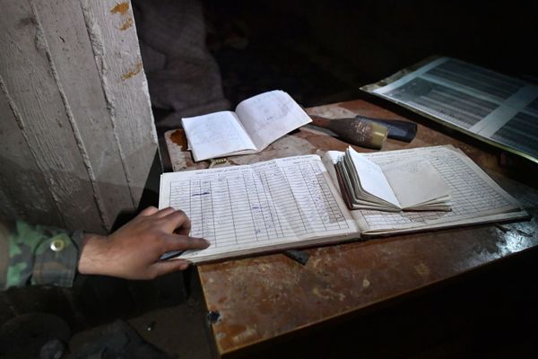 Records in the chemical laboratory of militants in the basement of one of the houses in the liberated suburb of Damascus. Records in the chemical laboratory of militants in the basement of one of the houses in the liberated suburb of Damascus. - Sputnik International
