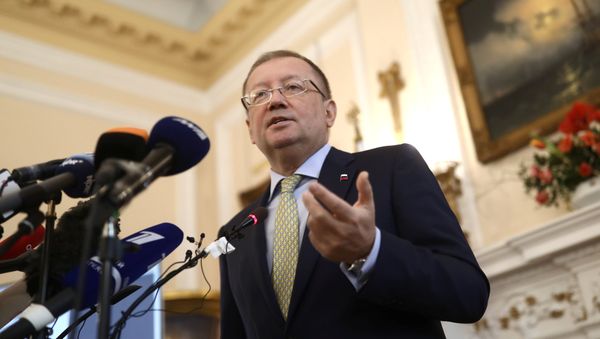 Russian Ambassador Alexander Yakovenko addresses the media at a news conference in the official Russian Ambassador's residence in central London, Britain, file photo. - Sputnik International