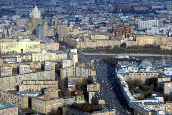 Moscow Center From 327 Meters Moscow Center From 327 Meters - Sputnik International
