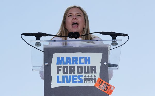 Marjory Stoneman Douglas High School student and shooting survivor Jaclyn Corin, from Parkland, Florida, speaks as students and gun control advocates hold the March for Our Lives event demanding gun control after recent school shootings at a rally in Washington, U.S., March 24, 2018 Marjory Stoneman Douglas High School student and shooting survivor Jaclyn Corin, from Parkland, Florida, speaks as students and gun control advocates hold the March for Our Lives event demanding gun control after recent school shootings at a rally in Washington, U.S., March 24, 2018 - Sputnik International