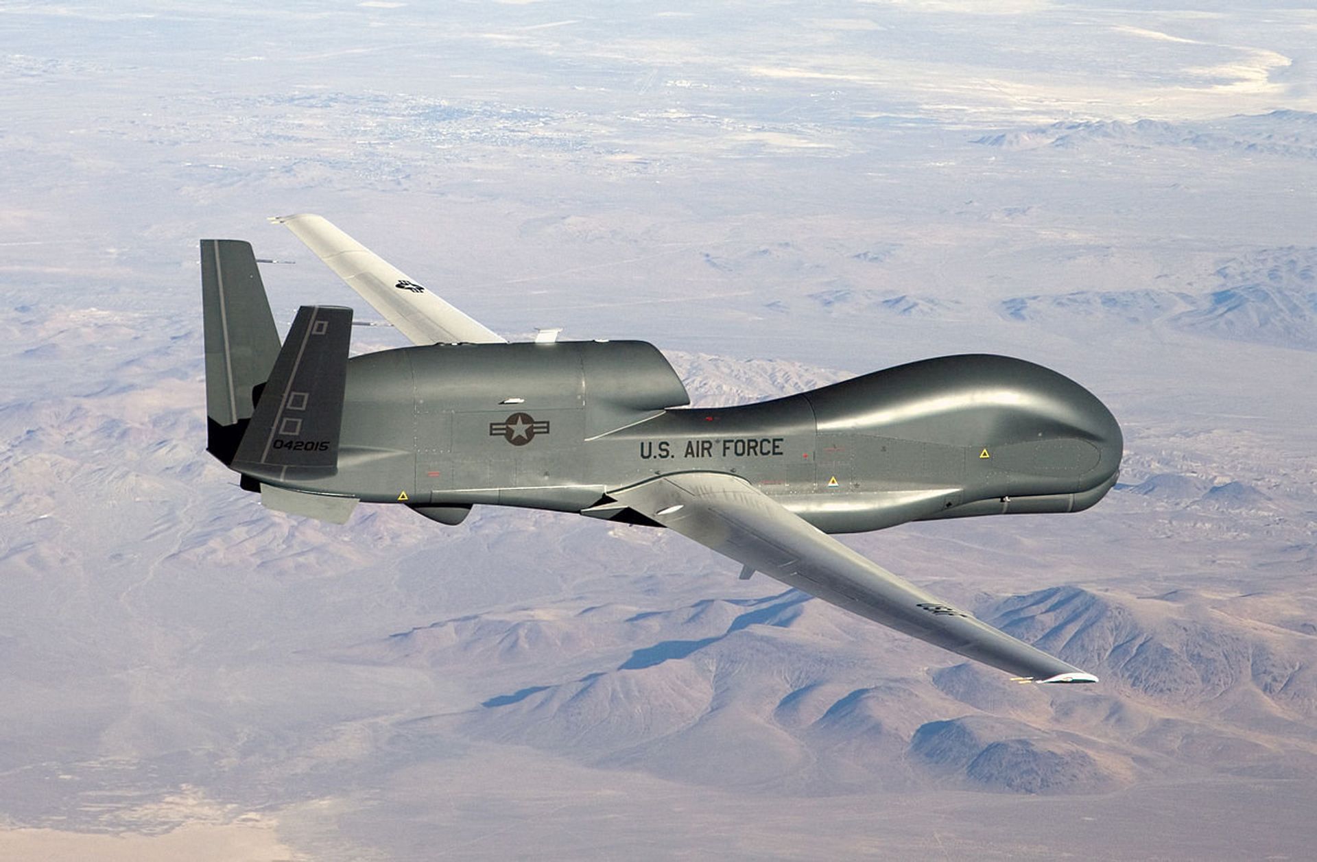 An RQ-4 Global Hawk unmanned aircraft (File) An RQ-4 Global Hawk unmanned aircraft (File) - Sputnik International, 1920, 05.10.2021