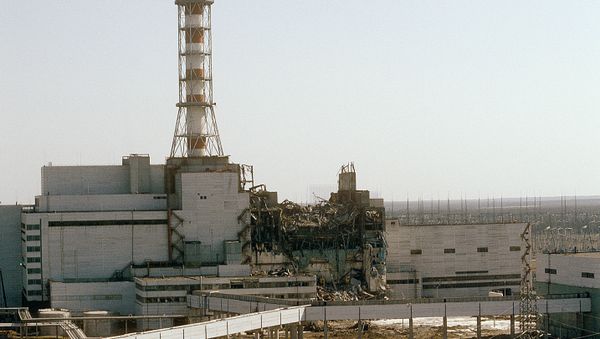 An accident happened at the Chernobyl Nuclear Power Station on April 26, 1986. The Chernobyl electricity plant as seen from the fourth power unit An accident happened at the Chernobyl Nuclear Power Station on April 26, 1986. The Chernobyl electricity plant as seen from the fourth power unit - Sputnik International
