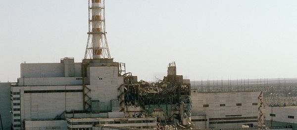 An accident happened at the Chernobyl Nuclear Power Station on April 26, 1986. The Chernobyl electricity plant as seen from the fourth power unit - Sputnik International