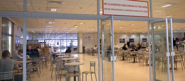 People dine in the cafeteria section at the old NATO headquarters in Brussels on Thursday, April 19, 2018 People dine in the cafeteria section at the old NATO headquarters in Brussels on Thursday, April 19, 2018 - Sputnik International