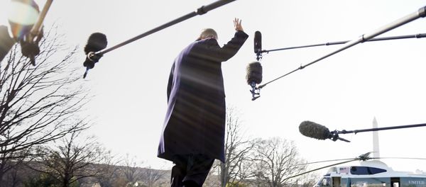 President Donald Trump waves before boarding Marine One on the South Lawn of the White House in Washington, Tuesday, March 13, 2018 President Donald Trump waves before boarding Marine One on the South Lawn of the White House in Washington, Tuesday, March 13, 2018 - Sputnik International