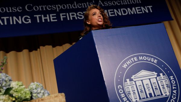 Comedian Michelle Wolf performs at the White House Correspondents' Association dinner in Washington, U.S., April 28, 2018 - Sputnik International