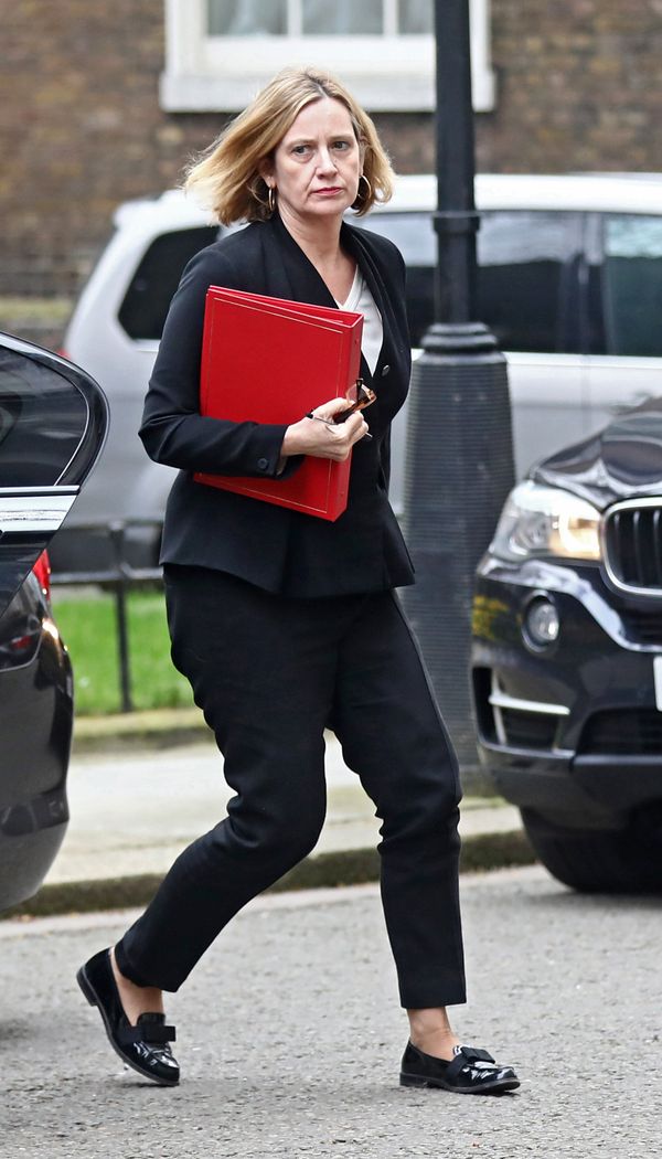 Britain's Home Secretary Amber Rudd arrives in Downing Street in London, Britain, April 12, 2018 - Sputnik International