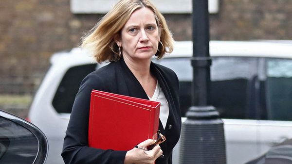 Britain's Home Secretary Amber Rudd arrives in Downing Street in London, Britain, April 12, 2018 - Sputnik International