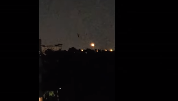 Floating Tower UFO Seen and Filmed Over Houston, TX 4/28/2018 - Sputnik International