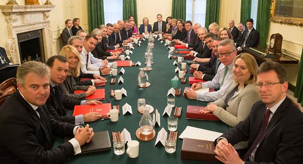 Britain's Prime Minister Theresa May leads her first cabinet meeting of the new year following a reshuffle at 10 Downing Street, London January 9, 2018  - Sputnik International