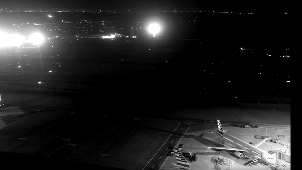 Air Canada taxiway overflight video - Sputnik International