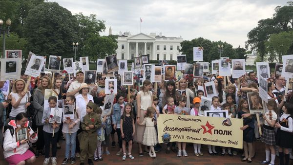 The Immortal Regiment March in Washington, DC took place for the third time. - Sputnik International