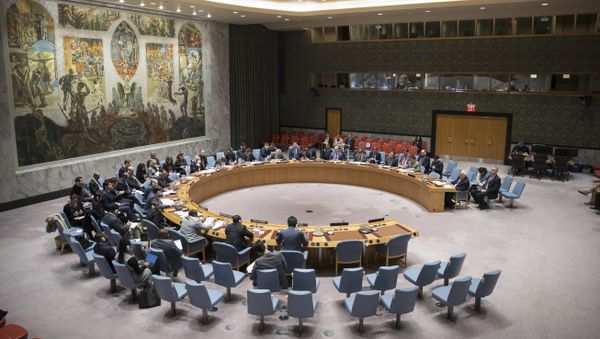 The United Nations Security Council meets on the situation in Gaza, Friday, March 30, 2018, at United Nations headquarters The United Nations Security Council meets on the situation in Gaza, Friday, March 30, 2018, at United Nations headquarters - Sputnik International