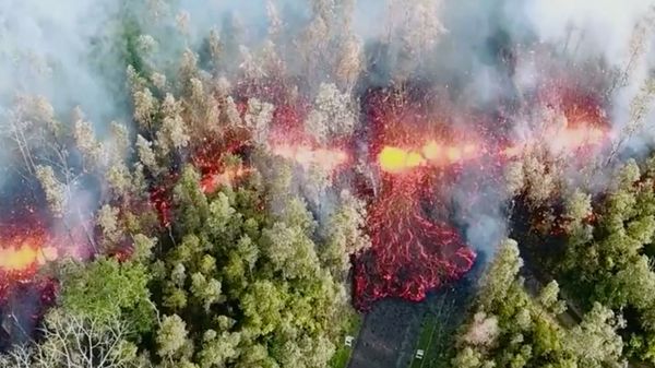 Photo Timeline of Devastating Hawaiian Volcanic Eruption - Sputnik International
