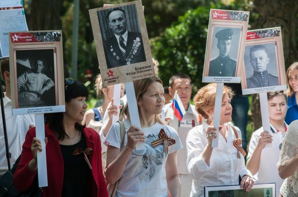 The action Immortal regiment was first held in Beijing - Sputnik International