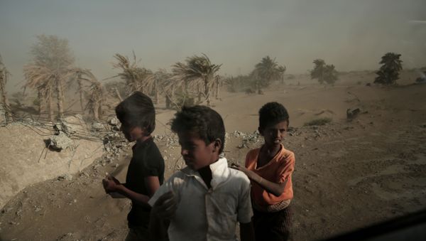 Homeless Children, Yemen - Sputnik International