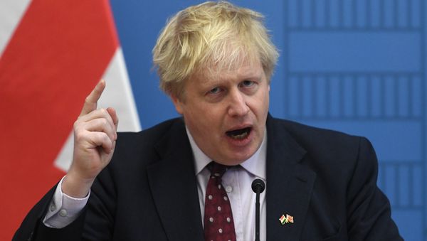 British Foreign Minister and leading Brexit supporter Boris Johnson gives a joint press conference with Hungary's Minister of Foreign Affairs and Trade (not in picture) following talks in Budapest on March 2, 2018. British Foreign Minister and leading Brexit supporter Boris Johnson gives a joint press conference with Hungary's Minister of Foreign Affairs and Trade (not in picture) following talks in Budapest on March 2, 2018. - Sputnik International