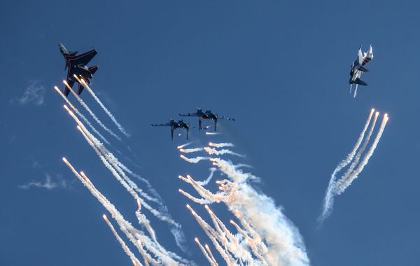 UK Appears to Use Image of Russia's Su-30 to Promote RAF Air Display Team's US Tour - Sputnik International