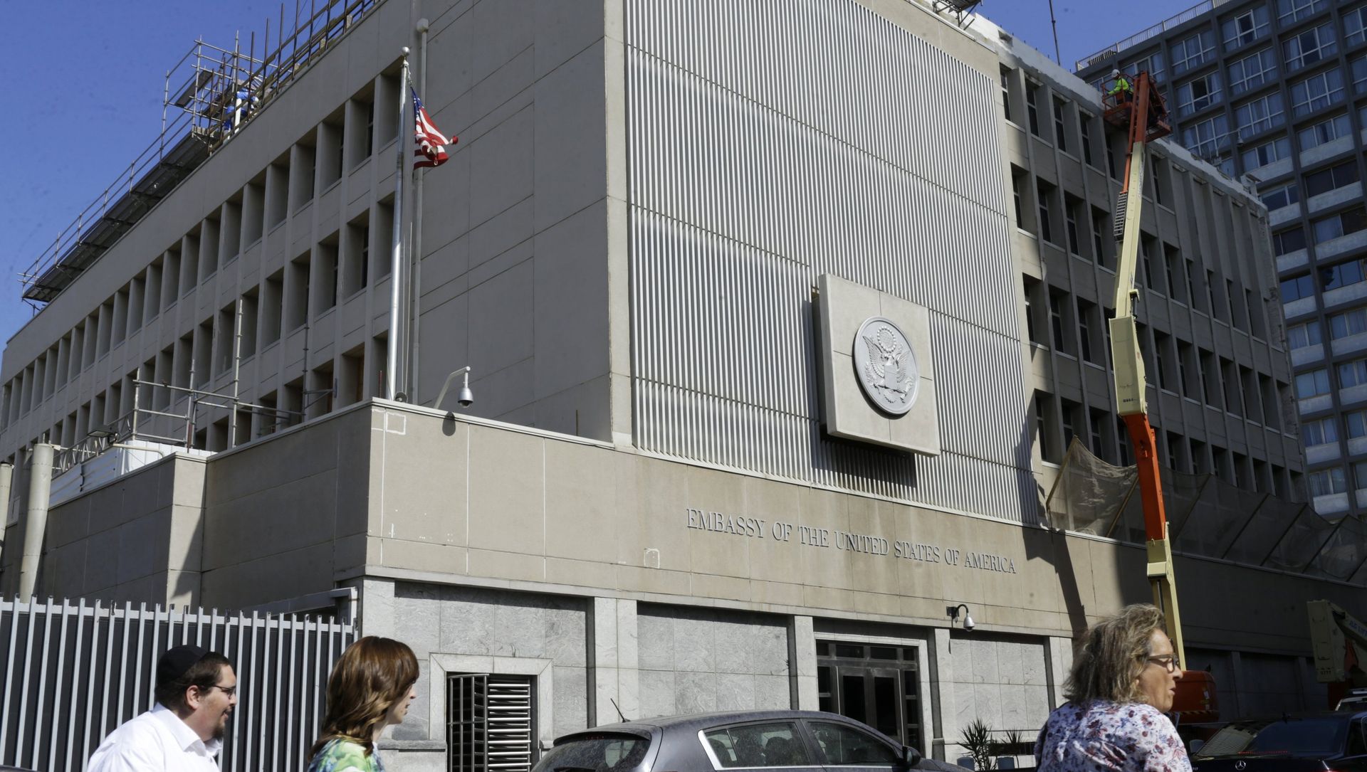 The U.S. Consulate in Jerusalem. The building will further house the U.S. Embassy The U.S. Consulate in Jerusalem. The building will further house the U.S. Embassy - Sputnik International, 1920, 05.02.2021