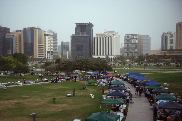 A market near a museum of Islamic art in Doha, Qatar. A market near a museum of Islamic art in Doha, Qatar. - Sputnik International