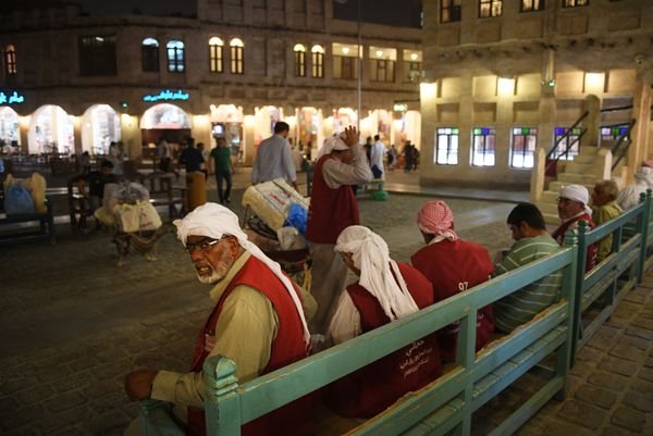 An evening crowd in the capital city of Doha, Qatar. An evening crowd in the capital city of Doha, Qatar. - Sputnik International