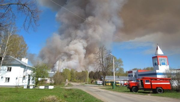 Explosion of ammunition in Udmurtia - Sputnik International