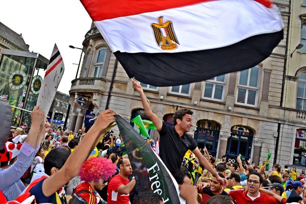 Ahmed supporting the Egyptian team Ahmed supporting the Egyptian team - Sputnik International