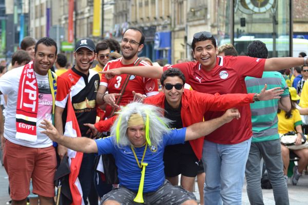 Ahmed and his friends at a football game Ahmed and his friends at a football game - Sputnik International