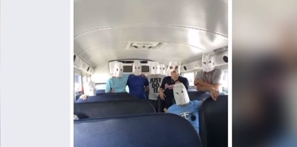 Photo posted to Facebook by Telfair County High School Tennis Team of players wearing KKK-style white hoods, May 12-13, 2018 Photo posted to Facebook by Telfair County High School Tennis Team of players wearing KKK-style white hoods, May 12-13, 2018 - Sputnik International