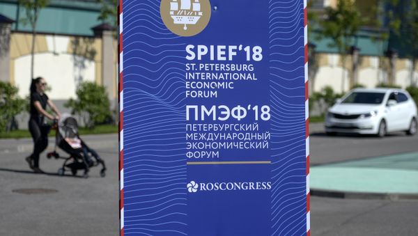 Preparations for 2018 SPIEF in St. Petersburg Preparations for 2018 SPIEF in St. Petersburg - Sputnik International
