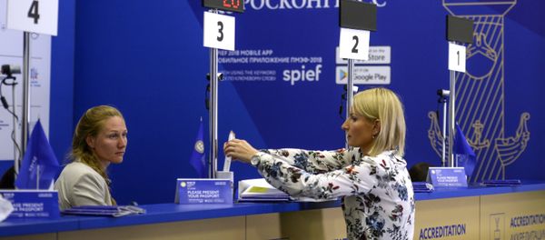 Preparations for 2018 SPIEF in St. Petersburg Preparations for 2018 SPIEF in St. Petersburg - Sputnik International