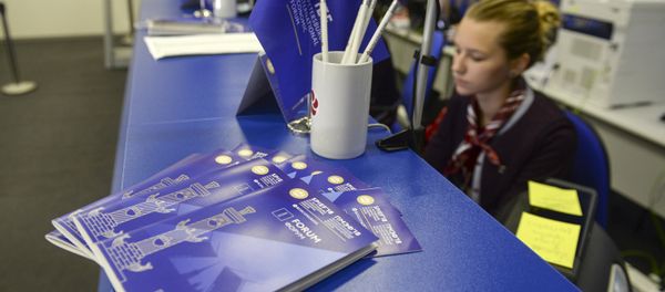 Preparations for 2018 SPIEF in St. Petersburg Preparations for 2018 SPIEF in St. Petersburg - Sputnik International