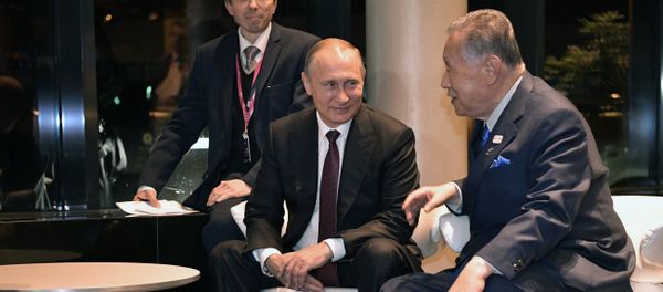 Russian President Vladimir Putin and former Japanese Prime Minister Yoshiro Mori, right, during their meeting. File photo Russian President Vladimir Putin and former Japanese Prime Minister Yoshiro Mori, right, during their meeting. File photo - Sputnik International