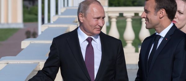 Vladimir Putin and Emmanuel Macron Vladimir Putin and Emmanuel Macron - Sputnik International