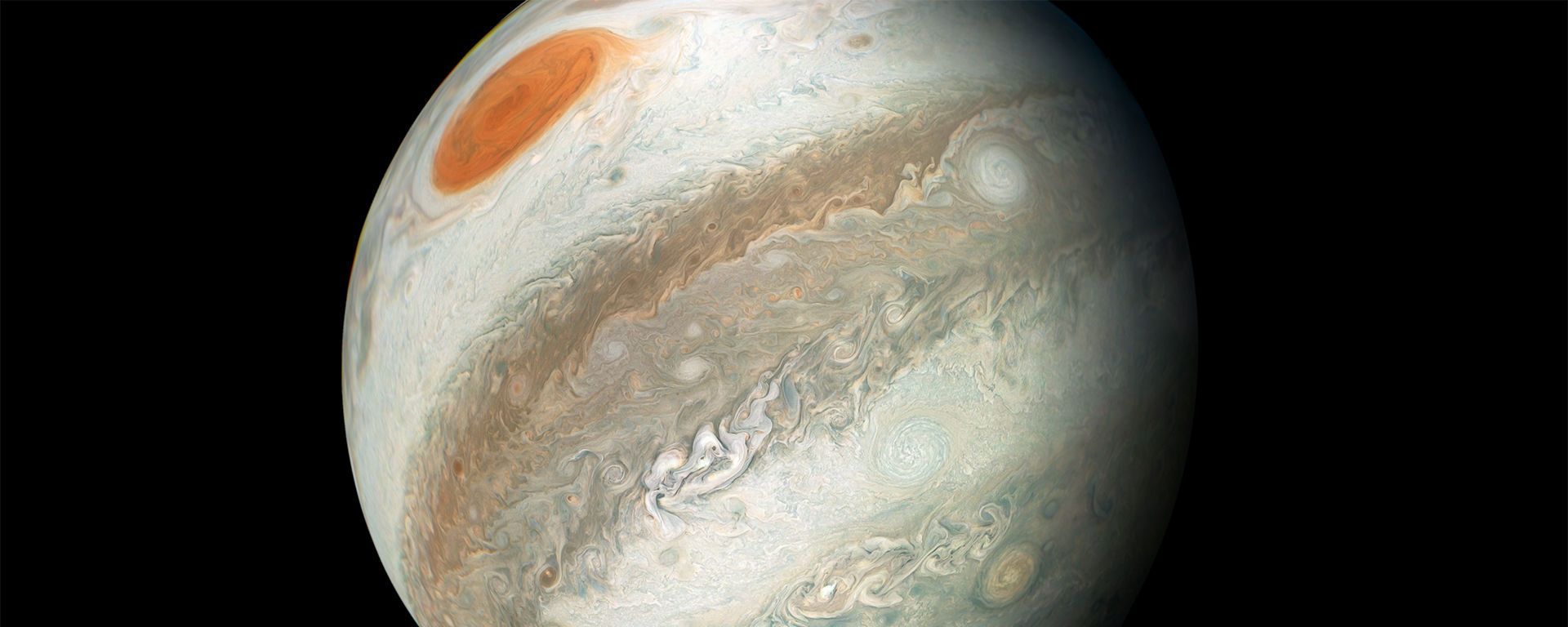 Jupiter Image captured by Juno Spacecraft - Sputnik International, 1920, 23.09.2022