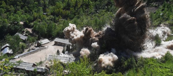 Dismantling of North Korea's Punggye-ri nuclear test site Dismantling of North Korea's Punggye-ri nuclear test site - Sputnik International