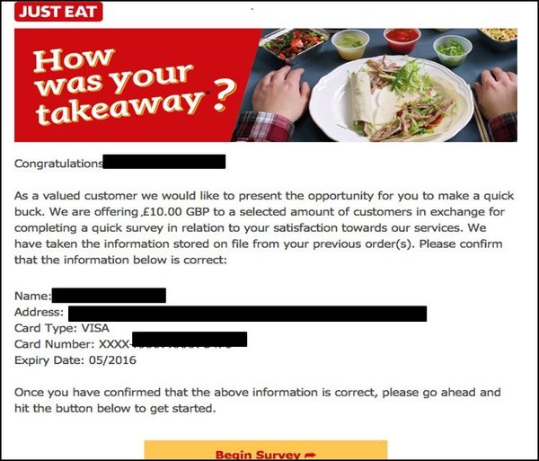 Just Eat e-mail Just Eat e-mail - Sputnik International