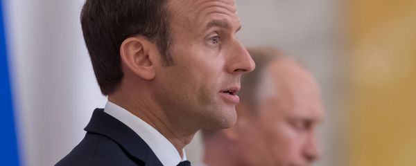 French President Emmanuel Macron during a joint presser with Vladimir Putin French President Emmanuel Macron during a joint presser with Vladimir Putin - Sputnik International