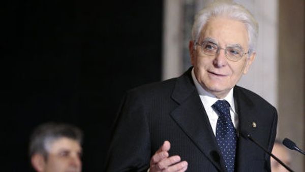 Presidente della Repubblica italiana Sergio Mattarella - Sputnik International