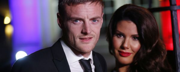 Jamie Vardy and Rebekah Vardy pose for photographers upon arrival at The Sun Military Awards 2016 in London, Wednesday, Dec. 14, 2016 - Sputnik International