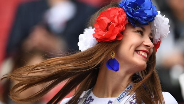 A Russian fan is seen here ahead of the 2017 FIFA Confederations Cup match between Mexico and Russia. File photo - Sputnik International