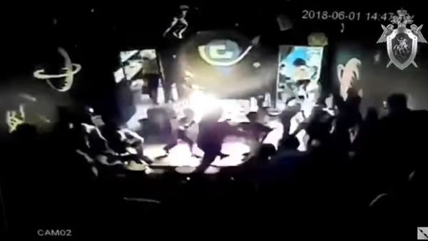 Blast and subsequent fire at the Gravity entertainment center - Sputnik International