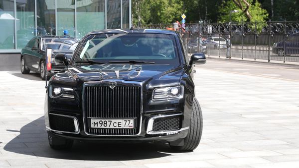 Russian President Vladimir Putin's Kortezh limousine - Sputnik International