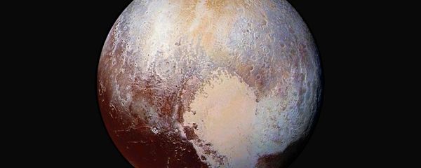 The planet Pluto is pictured in a handout image made up of four images from New Horizons' Long Range Reconnaissance Imager (LORRI) taken in July 2015 combined with color data from the Ralph instrument to create this enhanced color global view The planet Pluto is pictured in a handout image made up of four images from New Horizons' Long Range Reconnaissance Imager (LORRI) taken in July 2015 combined with color data from the Ralph instrument to create this enhanced color global view - Sputnik International