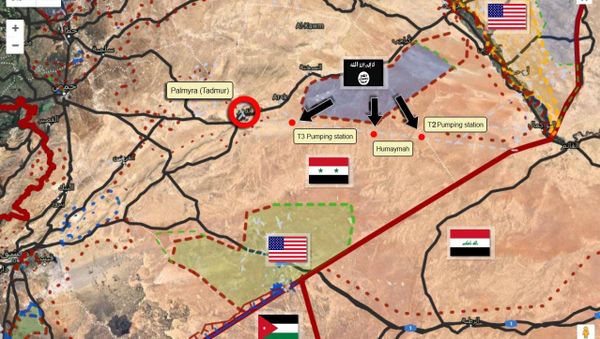 Map of the strategic situation in Syria - Sputnik International