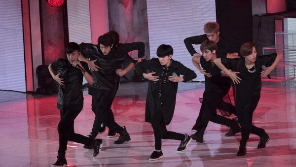 South Korean pop group GOT7 performs during a concert to celebrate the 10th Anniversary of Mnet' M Countdown in Goyang, South Korea, Thursday, July 24, 2014 - Sputnik International